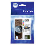 Brother Tintenpatronen LC-422VAL (4er-Set) – Zuverlässigkeit im kompakten Multipack