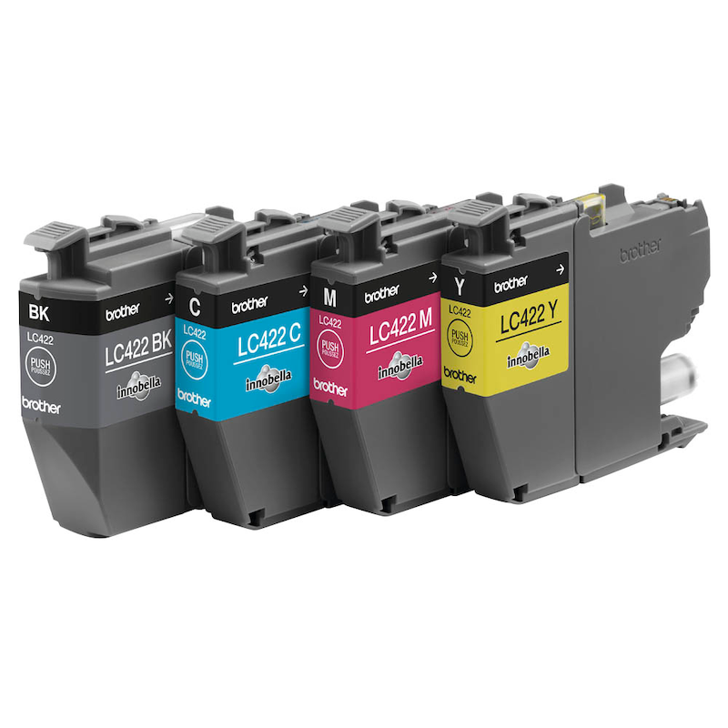 Brother Tintenpatronen LC-422VAL (4er-Set) – Zuverlässigkeit im kompakten Multipack