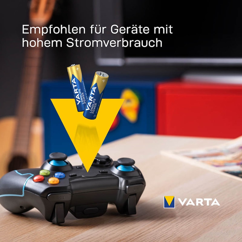 Varta Batterie Longlife Power AA/Mignon 2.970 mAh - 4er-Pack - Wiepa Bürofachpartner