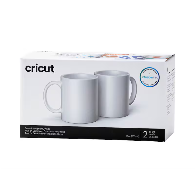 Cricut Mug Press Starter Bundle, Tassenpresse mit Zubehör für personalisierte Sublimationstassen