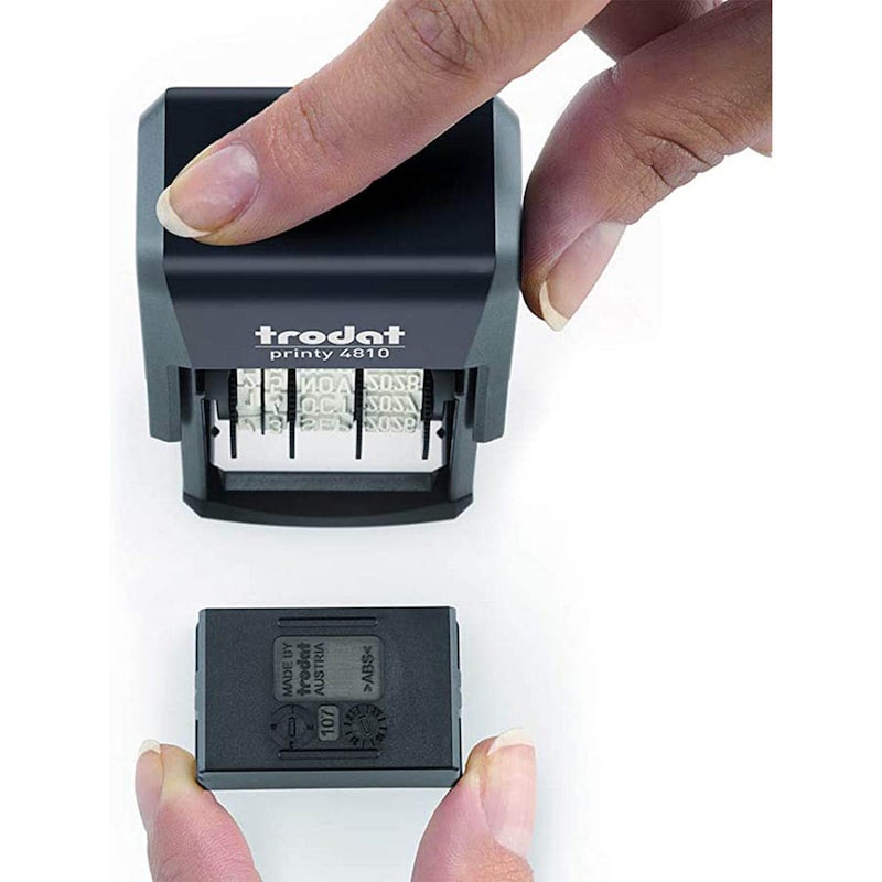 trodat® Datumstempel Printy™ 4810 – Kompakt, sauber und absolut zuverlässig – Produktbild 4