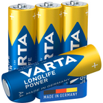 Varta Batterie Longlife Power AA/Mignon 2.970 mAh - 4er-Pack - Wiepa Bürofachpartner