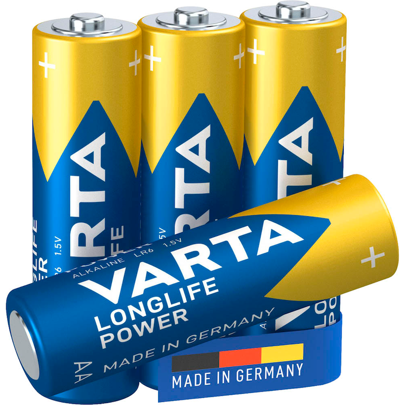 Varta Batterie Longlife Power AA/Mignon 2.970 mAh - 4er-Pack - Wiepa Bürofachpartner