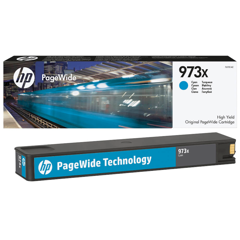 HP 973X (F6T81AE) Tintenpatrone cyan – das Original - Wiepa Bürofachpartner