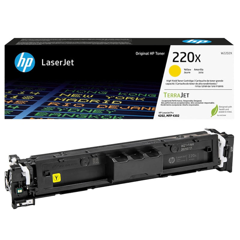 HP Toner 220X Gelb (W2202X) – das Original