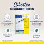 Avery Zweckform Universaletikett ultragrip 70 x 36 mm - 100 Blatt – Produktbild 7