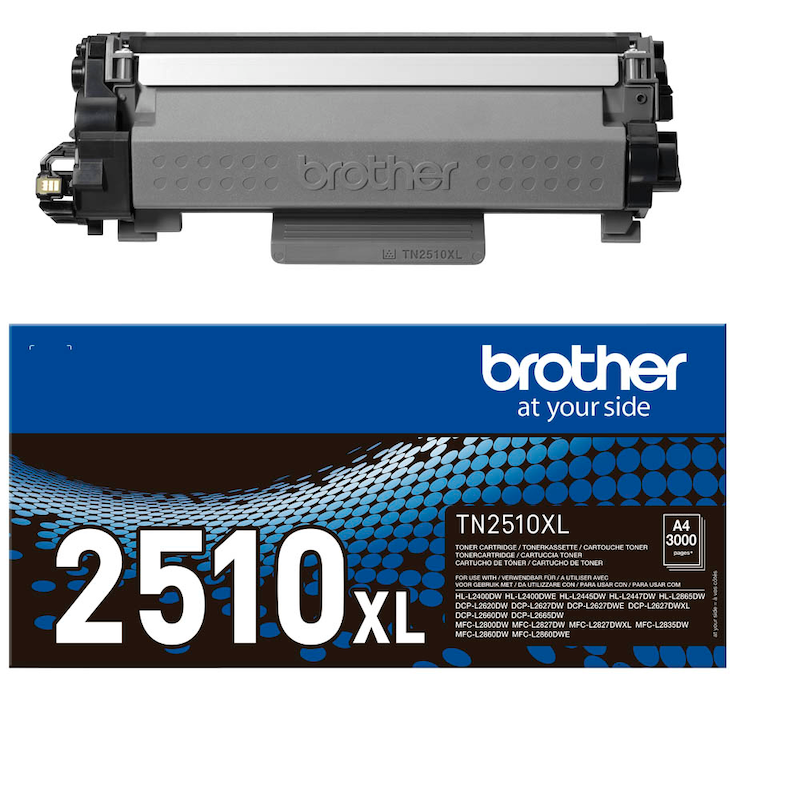 Brother Toner TN-2510XL Schwarz (TN2510XL) – das Original