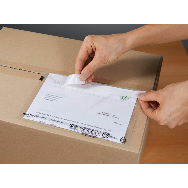 docuFIX® Dokumententasche classic eco DIN C5 - 500 Stück - Wiepa Bürofachpartner