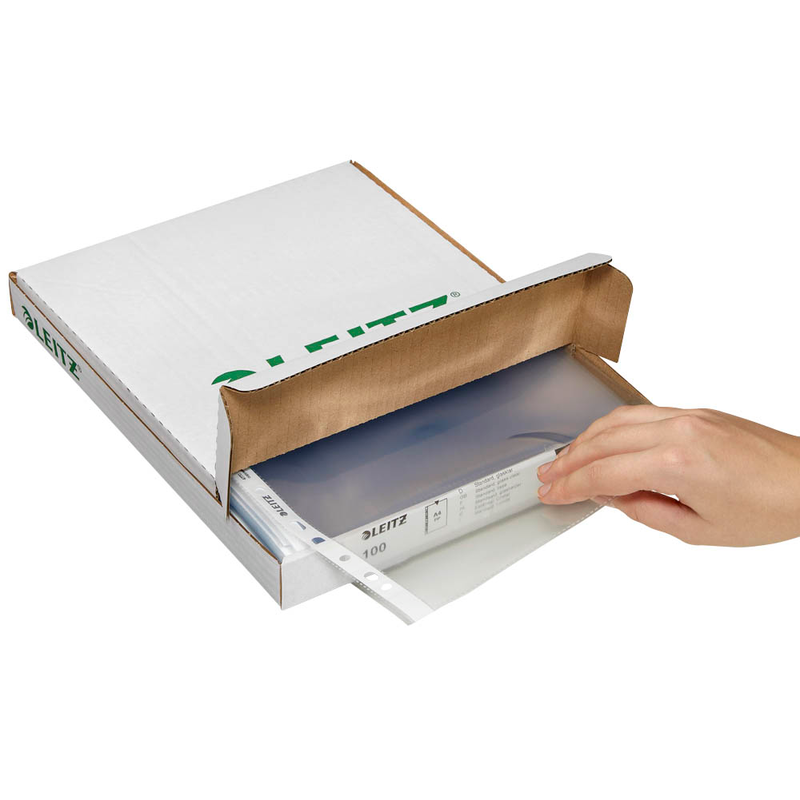 Leitz Prospekthülle DIN A4 – 80 µm Premium-Schutz, 100er Pack - Wiepa Bürofachpartner