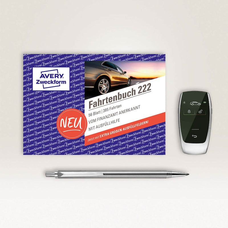Avery Zweckform Fahrtenbuch 222 – KM-Nachweis für PKWs - Wiepa Bürofachpartner