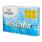 Fripa Küchenrollen Wischfix – 3-lagige Premium-Saugkraft (4 Rollen) - Wiepa Bürofachpartner