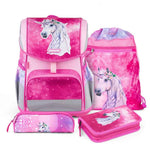 JOLLY Ergonomic Flexy Schulranzen-Set – Komplettes Schulranzen-Set mit umfangreichem Zubehör für Grundschulkinder