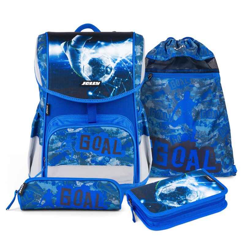 JOLLY Ergonomic Flexy Schulranzen-Set – Komplettes Schulranzen-Set mit umfangreichem Zubehör für Grundschulkinder