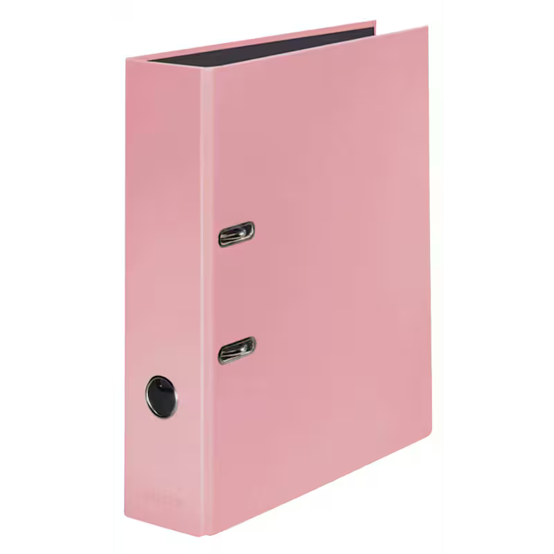 Moderner Falken PURE Pastell Aktenordner im minimalistischen Design, 80mm DIN A4, für Ordnung und Stil im Büro.