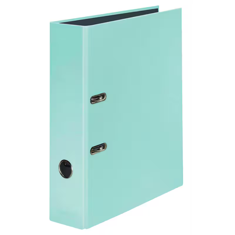 Moderner Falken PURE Pastell Aktenordner im minimalistischen Design, DIN A4, 80mm Ordner für Akten und Dokumente.