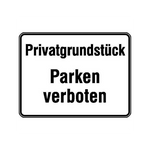 SafetyMarking® Hinweisschild „Parken verboten“ 33 x 25 cm