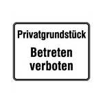 SafetyMarking® Hinweisschild „Parken verboten“ 33 x 25 cm