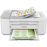 Schwarz-weißer Canon PIXMA TR4755i 4-in-1 Tintenstrahl-Multifunktionsdrucker mit Scanner und Kopierer