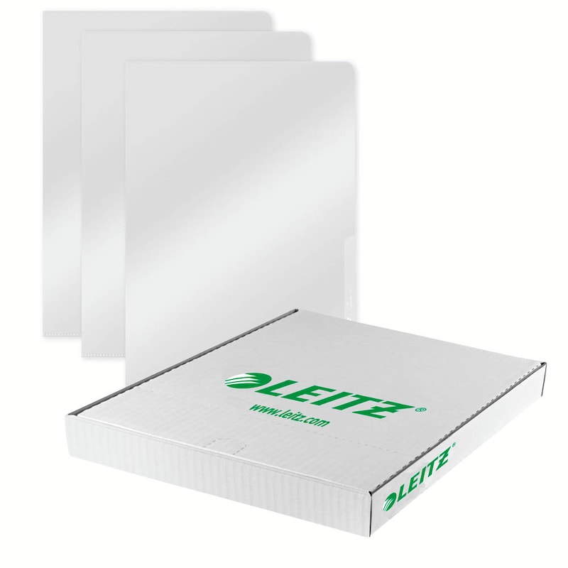 Leitz Sichthülle Super Premium DIN A4 – 150 µm Extra Stark (100er Pack) - Wiepa Bürofachpartner