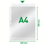 Leitz Prospekthülle DIN A4 – 80 µm Premium-Schutz, 100er Pack - Wiepa Bürofachpartner