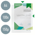 Leitz Sichthülle Super Premium DIN A4 – 150 µm Extra Stark (100er Pack) - Wiepa Bürofachpartner