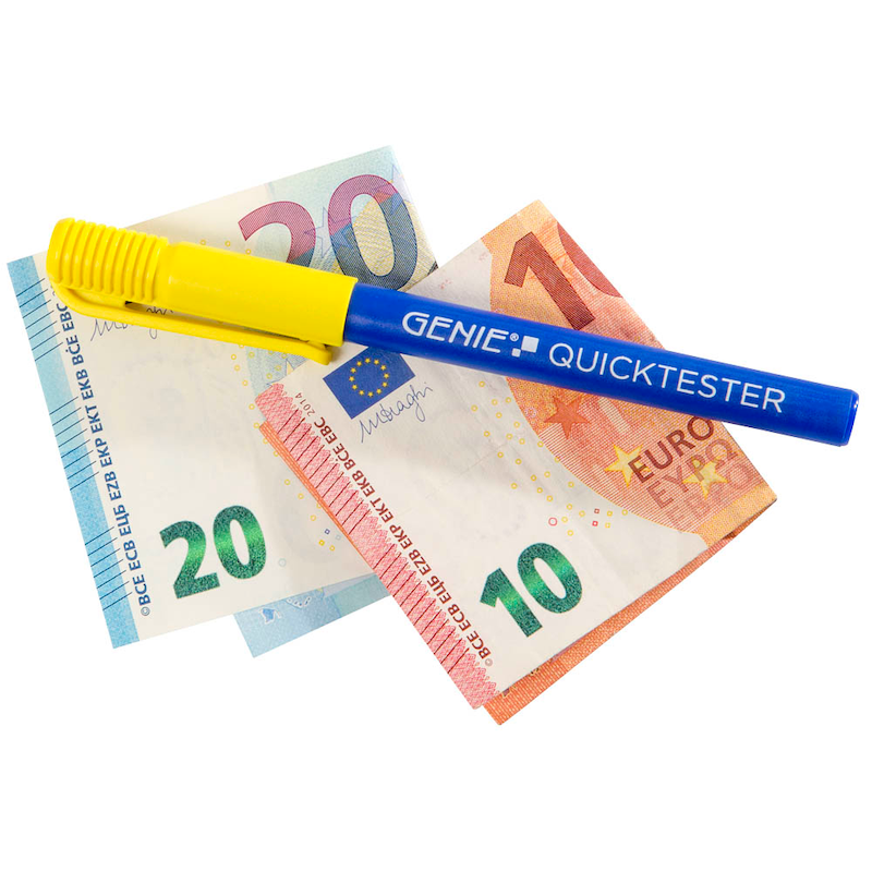 GENIE® Geldscheinprüfstift Quicktester – Zuverlässige Echtheitsprüfung in Sekunden – Produktbild 2