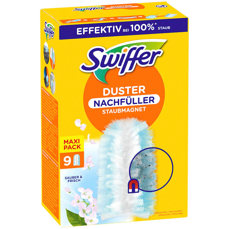 Swiffer Staubtücher Staubmagnet Nachfüllpack -18 oder 9 Stück - Wiepa Bürofachpartner