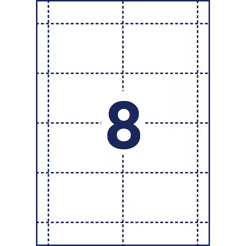 AVERY Zweckform Namensschilder mit Textilband 9,0 x 6,0 cm, 1 Set