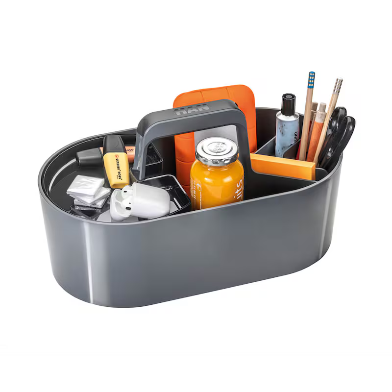 HAN Toolbox LOFT Schreibtisch-Organizer mit 4 Fächern und Tragegriff – verschiedene Farben