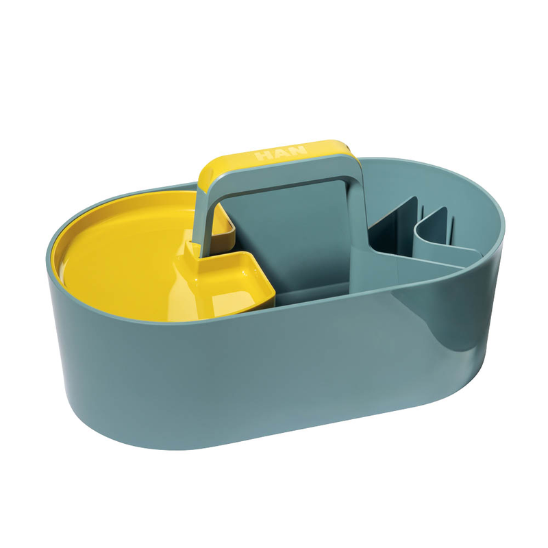 HAN Toolbox LOFT Schreibtisch-Organizer mit 4 Fächern und Tragegriff – verschiedene Farben