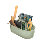 HAN Toolbox LOFT Schreibtisch-Organizer mit 4 Fächern und Tragegriff – verschiedene Farben