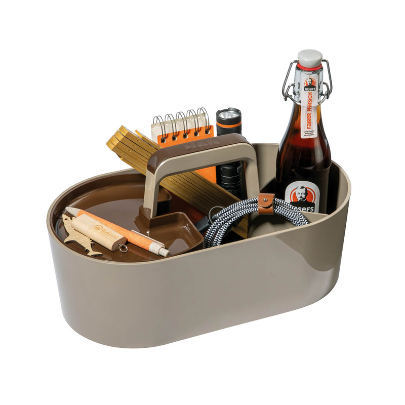 HAN Toolbox LOFT Schreibtisch-Organizer mit 4 Fächern und Tragegriff – verschiedene Farben
