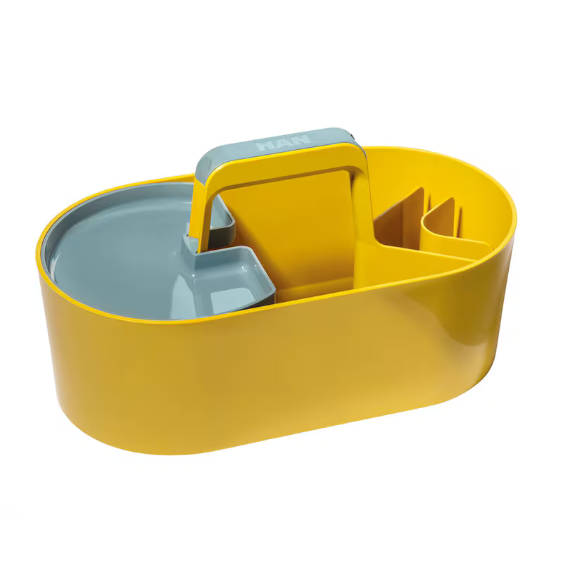 HAN Toolbox LOFT Schreibtisch-Organizer mit 4 Fächern und Tragegriff – verschiedene Farben