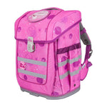 Ergonomischer McNeill Schulranzen-Set COMPACTO PINKY in Pink, mit sauberer Organisation und kinderfreundlichem Design.