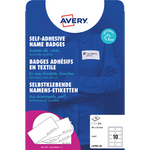 AVERY Zweckform Namensetiketten L4785-20 – Textiletiketten 80 x 50 mm - Wiepa Bürofachpartner
