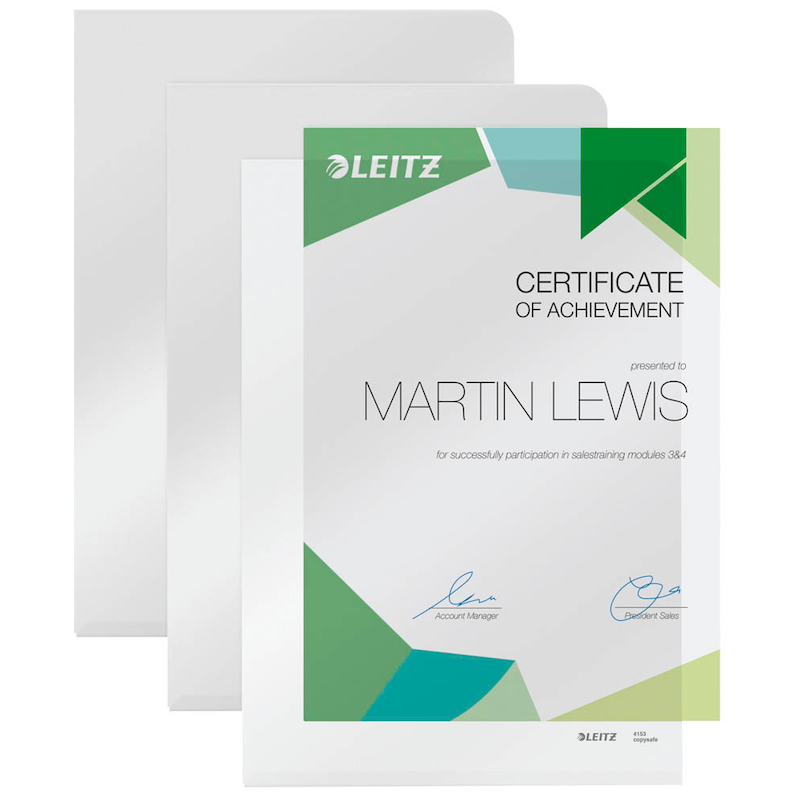 Leitz Sichthülle Super Premium DIN A4 – 150 µm Extra Stark (100er Pack) - Wiepa Bürofachpartner