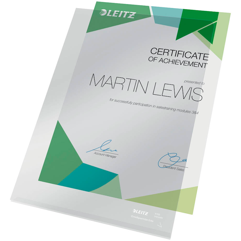 Leitz Sichthülle Super Premium DIN A4 – 150 µm Extra Stark (100er Pack) - Wiepa Bürofachpartner
