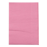 Einweg-Patientenservietten 33 × 45 cm von Praxisbedarf, ideal für Praxis und Behandlung, in der Hand gehalten.