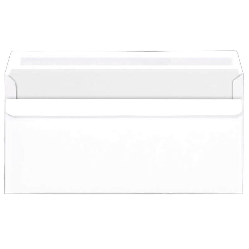 Briefumschläge DIN lang – Weiß, ohne Fenster (Varianten: 25 / 100 / 1.000 Stk.) - Wiepa Bürofachpartner