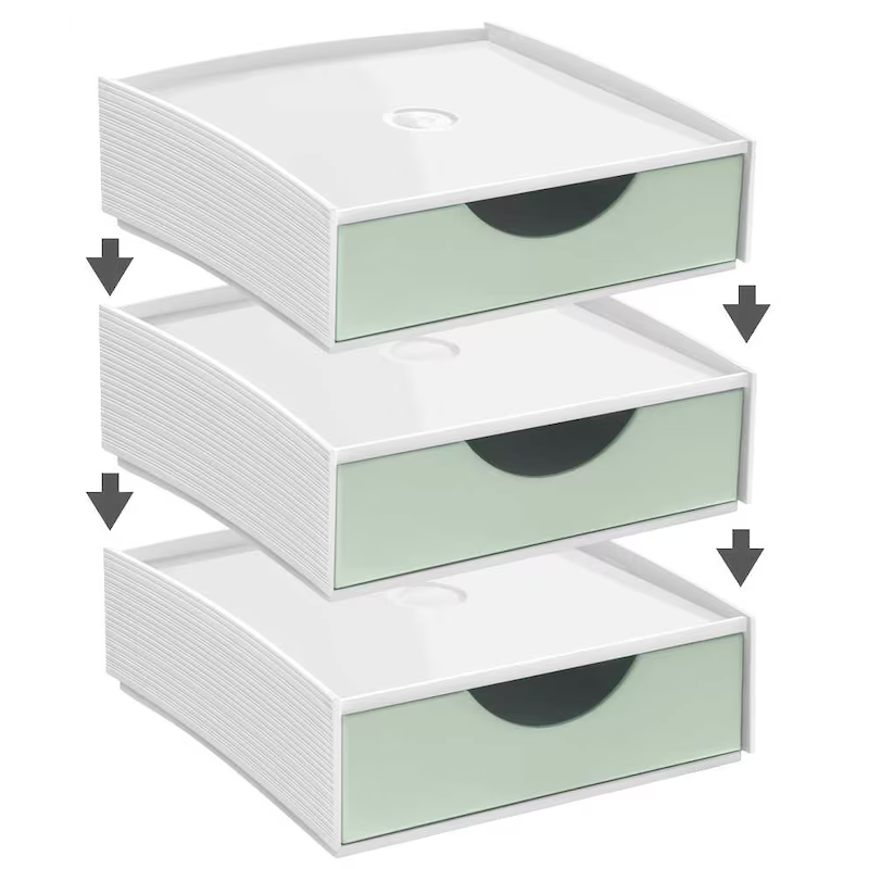 CEP 1+1 MINI FIRST Schubladenbox, stapelbar, 1 Schublade, verschiedene Farben
