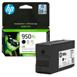 Original HP Tintenpatrone 950XL Schwarz (CN045AE) für HP Drucker, zeigt die Tintenpatrone im Nahaufnahme.