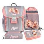 Jolly Schulranzen-Set inkl. Ranzen + Turnbeutel + 2 Mäppchen + Back2School Malset (31-tlg). +tundenplan,
