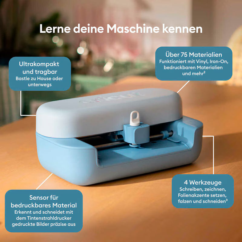 Cricut Joy 2 Essential Bundle, Schneideplotter Starterset mit Zubehör für kreative DIY Projekte