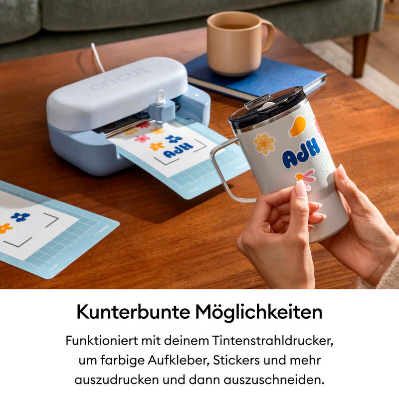 Cricut Joy 2 Essential Bundle, Schneideplotter Starterset mit Zubehör für kreative DIY Projekte