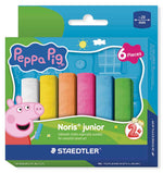 STAEDTLER Noris junior Peppa Pig Edition Straßenmalkreide farbsortiert 6 St.