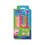 STAEDTLER Noris Junior Peppa Pig Kreativ Bundle, 6 teiliges Mal und Bastelset für Kinder