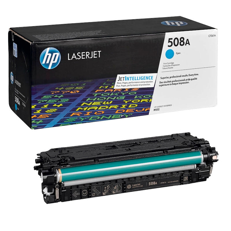 HP Toner 508A Cyan (CF361A) – das Original