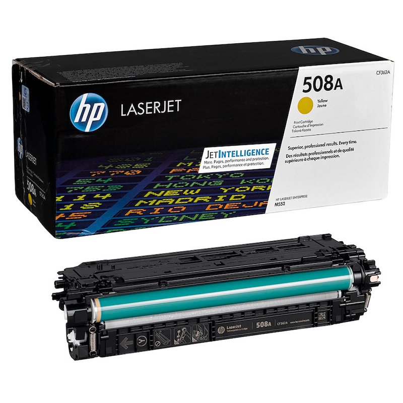 HP Toner 508A Gelb (CF362A) – das Original