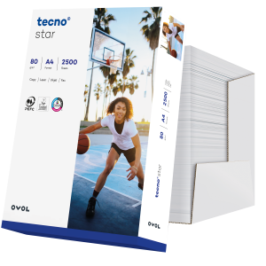 tecno star Kopierpapier – DIN A4 und DIN A3 - Wiepa Bürofachpartner