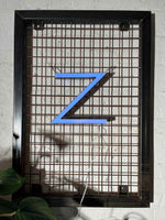 Vintage Leuchtbuchstabe Z – Original aus alter Leuchtreklame